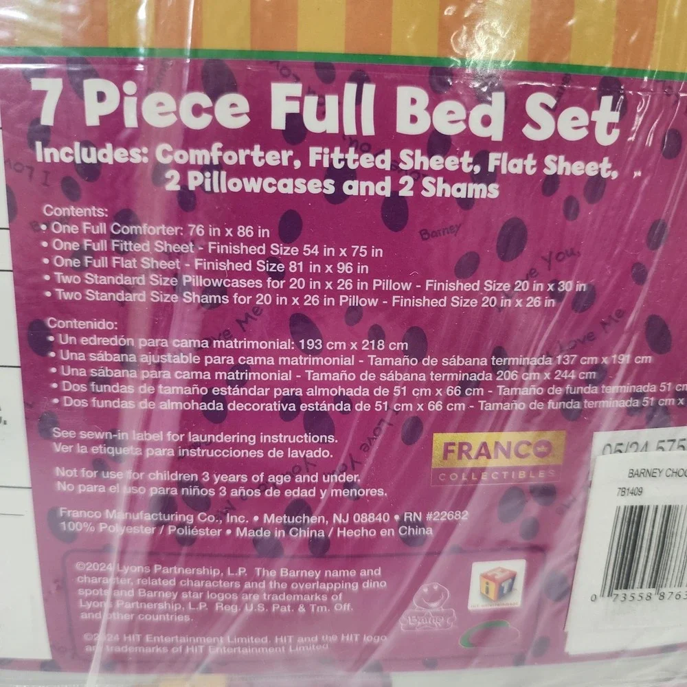 Barney piece full